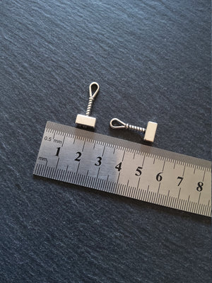 8 or 40 Hammer Charms Antique Silver Tone Alloy 23x10x4.6mm - ContentedCatz