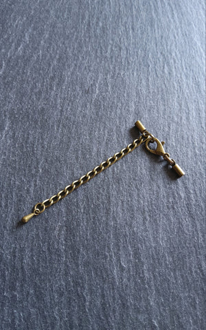 Antique Bronze End Cap Sets for 1.5mm Cord (2mm end caps)