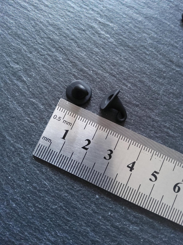 6 or 30 Matt Back Alloy Witches Hat Charms 12x11mm