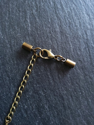 Antique Bronze End Cap Sets for 3mm Cord (3.5mm end caps)