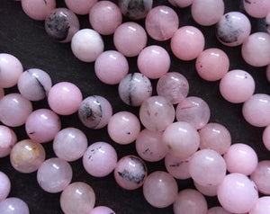 8.5mm Cherry Blossom Jasper Round Beads Full 15.5 inch Strand