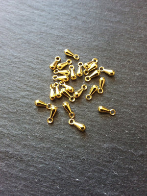 50 Extender Chain Drops in Antique Bronze, Gunmetal, Antique Silver Tone, Copper, Rose Gold,  Gold Plated or Bright Silver Plated 7x3mm