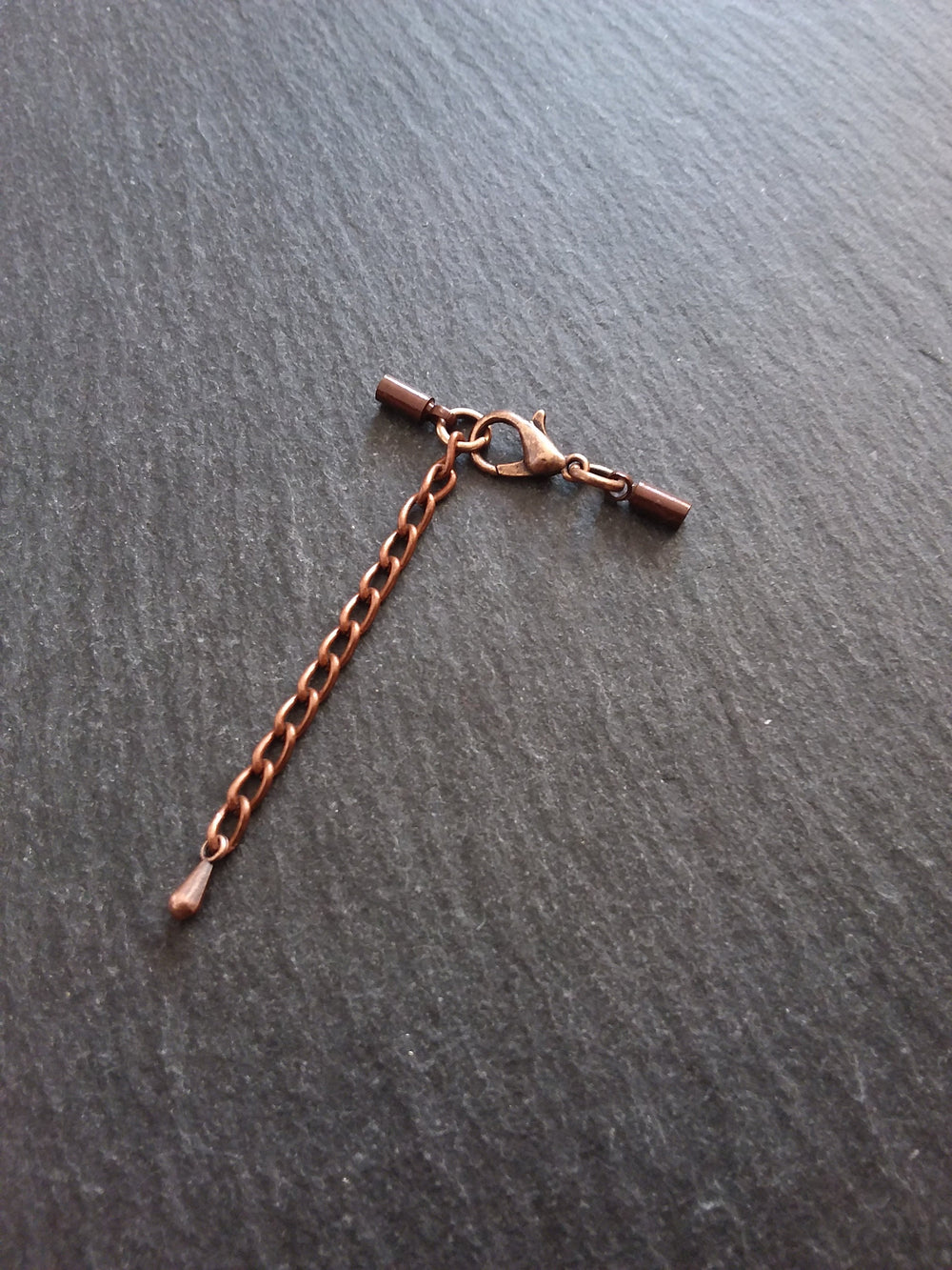 Antique Copper Tone End Cap Sets for 1.5mm Cord (2mm end caps)