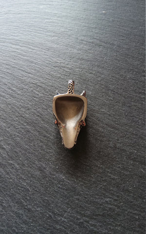 Dragon Head Pendant Solid Antique Silver Stainless Steel 45x22x17mm