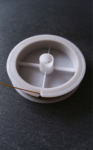 15m Reel of Gold Tone Steel Tiger Tail Craft Wire 0.8mm (21 Gauge) - ContentedCatz