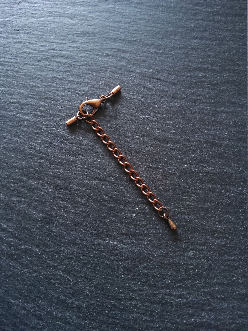 Antique Copper Tone End Cap Sets for 1mm Cord (1.5mm end caps)