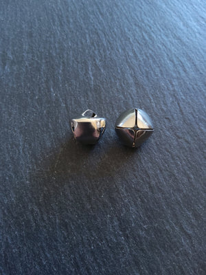 10 or 50 Silver Tone 15mm Bells Bell Charms 15x15mm