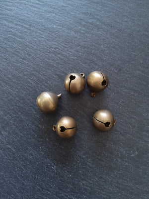 4 or 20 Large Antique Bronze Tone Brass 20mm Bells Bell Charms 24x20mm