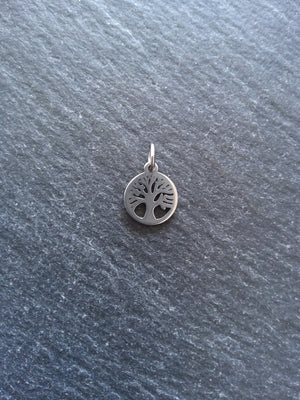 6 or 30 Stainless Steel Tree of Life Charms 12x10mm