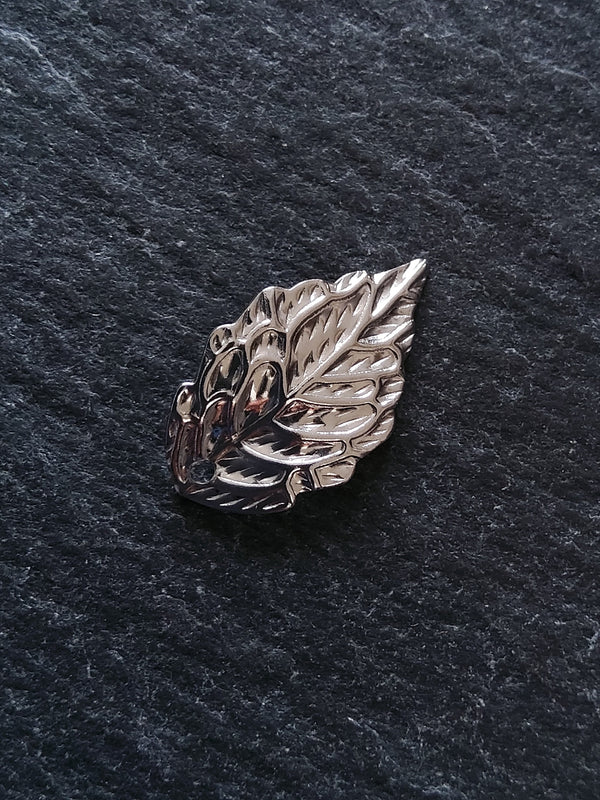 20 or 100 Stainless Steel Leaf Charms 17x10x1mm