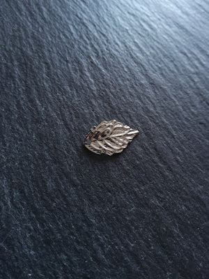 20 or 100 Stainless Steel Leaf Charms 17x10x1mm