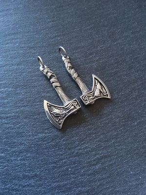 Axe Pendant Solid Stainless Steel 46x24x5mm