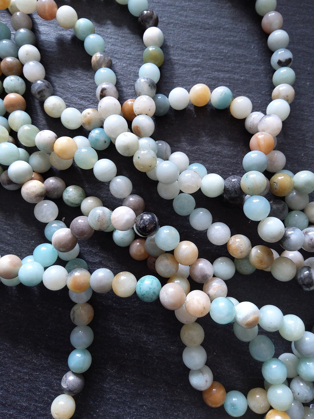 8.5mm Amazonite Beads Natural Undyed Polished Round Full 15.5 inch Strand 1.5mm Hole(AZ8-9)