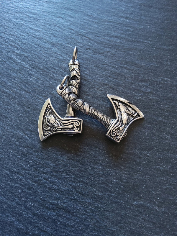 Axe Pendant Solid Stainless Steel 46x24x5mm