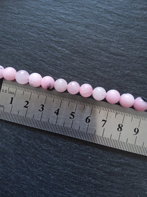 8.5mm Cherry Blossom Jasper Round Beads Full 15.5 inch Strand