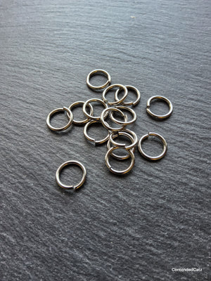 20 or 100 Stainless Steel 14mm Jump Rings Strong 1.8mm (13 gauge) Inner Diameter: 10.4mm