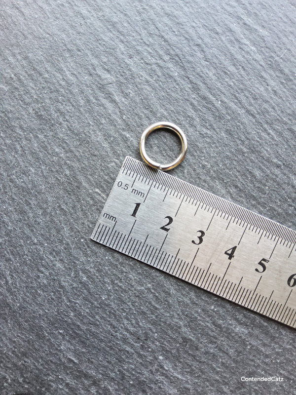 20 or 100 Stainless Steel 14mm Jump Rings Strong 1.8mm (13 gauge) Inner Diameter: 10.4mm