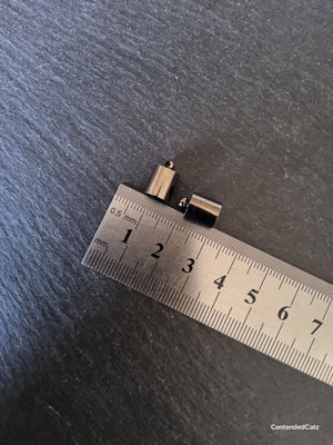 20 or 50 Gunmetal Tone Brass End Caps for 7mm Cord (7.5mm end caps) 12x8mm