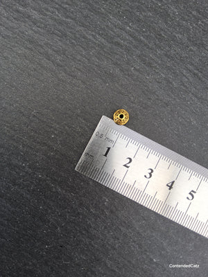 20 or 100 Antique Gold Tone 6.5mm Flying Saucer Shaped Spacer Beads 6.5x4.2mm Hole: 1mm