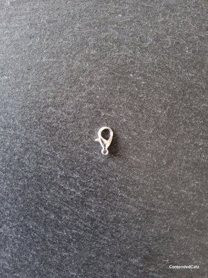 20 or 100 Silver Plated 12mm Lobster Clasps Nickel FREE Alloy 12x7mm