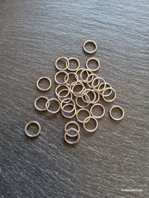 60 or 300 Stainless Steel 12mm Jump Rings Strong 1.5mm (16 gauge) Hole: 9mm