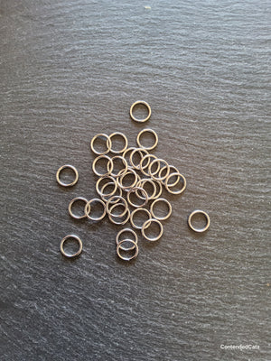 60 or 300 Stainless Steel 12mm Jump Rings Strong 1.5mm (16 gauge) Hole: 9mm