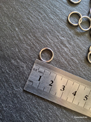 60 or 300 Stainless Steel 12mm Jump Rings Strong 1.5mm (16 gauge) Hole: 9mm