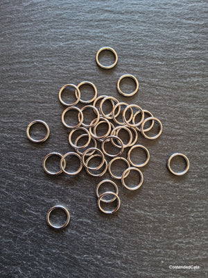 60 or 300 Stainless Steel 12mm Jump Rings Strong 1.5mm (16 gauge) Hole: 9mm
