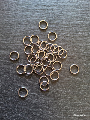 60 or 300 Stainless Steel 12mm Jump Rings Strong 1.5mm (16 gauge) Hole: 9mm