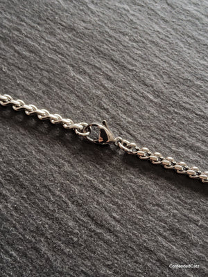 Stainless Steel Flattened Wheat Chain Necklace 3.5x2.2mm - Various Lengths