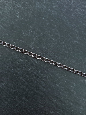 5m of Gunmetal Tone Curb Chain 5x3mm Strong 0.8mm Open Link Nickel FREE