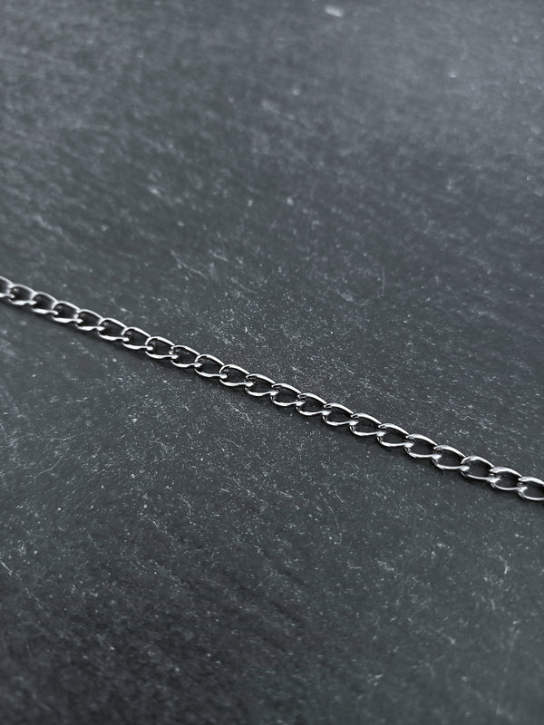 5m of Gunmetal Tone Curb Chain 5x3mm Strong 0.8mm Open Link Nickel FREE