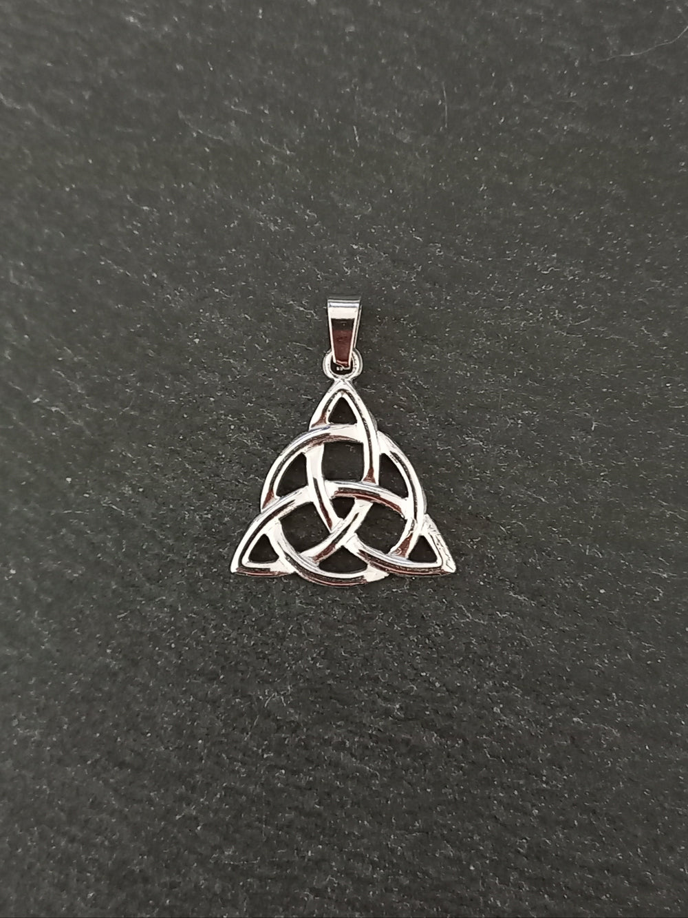 1 or 5 Celtic Trinity Knot Pendants Stainless Steel 27x25x2.5mm