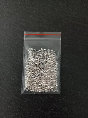 Approx. 500 (7g) pack of 2mm Crimp Beads in Bright Gold, Rose Gold or Silver, Antique Silver, Bronze or Gunmetal Hole: 1.2mm