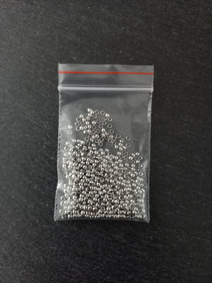 Approx. 500 (7g) pack of 2mm Crimp Beads in Bright Gold, Rose Gold or Silver, Antique Silver, Bronze or Gunmetal Hole: 1.2mm