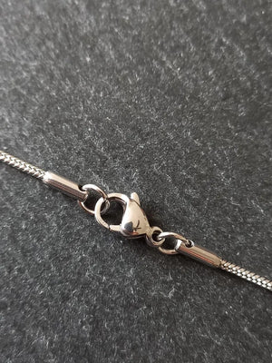 1 or 5 Stainless Steel Snake Chain Necklaces 18 inch (45.7cm) Long. Thickness 1.5mm
