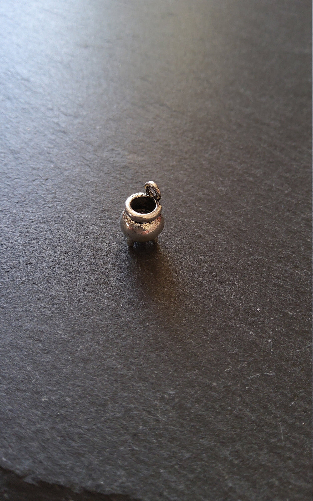 6 or 30 Cauldron Charms Antique Silver Tone 12x8x8mm - ContentedCatz