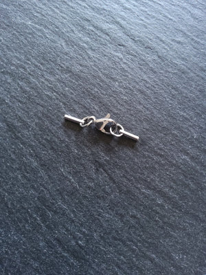 5 or 25 Stainless Steel Rounded End Cap Sets for 0.5mm Cord Necklaces (1mm end caps) - ContentedCatz