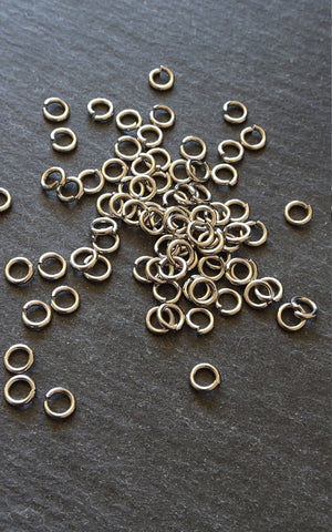 100 or 500 Stainless Steel Jump Rings 5mm Very Strong 1mm (18 Guage) - ContentedCatz