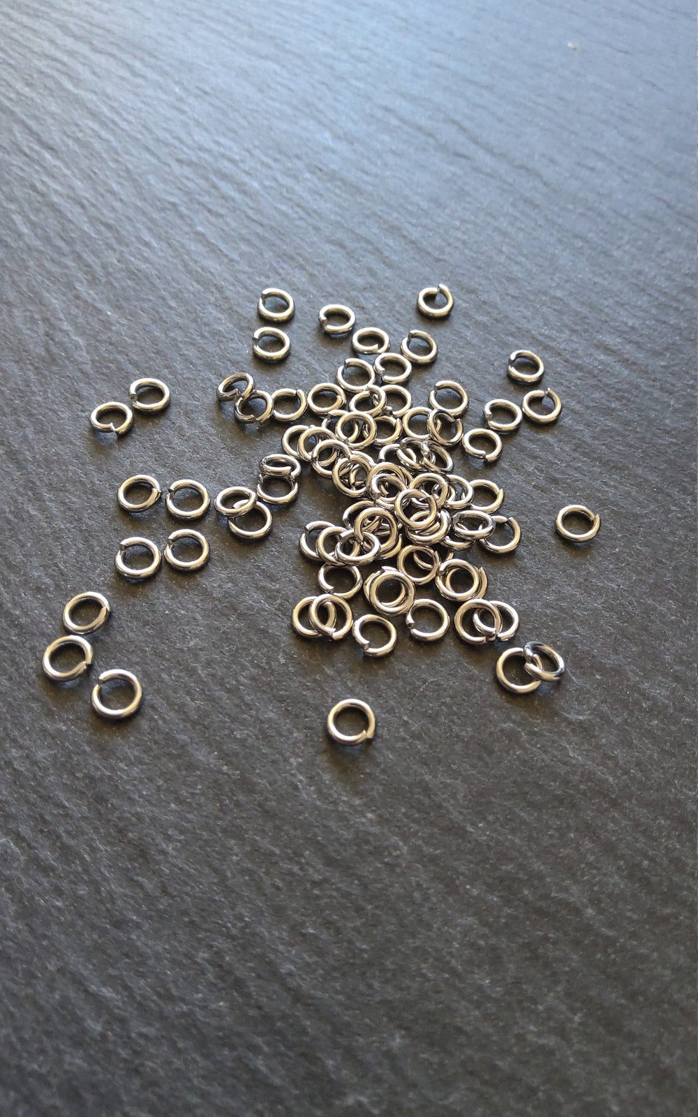 100 or 500 Stainless Steel Jump Rings 5mm Very Strong 1mm (18 Guage) - ContentedCatz