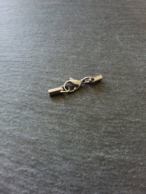 5 or 25 Stainless Steel Rounded End Cap Sets for 2mm Cord (2.5mm end caps) - ContentedCatz