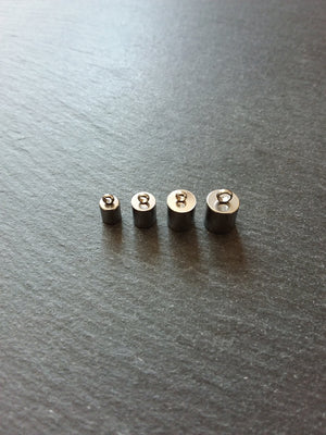 Stainless Steel End Caps 3mm 4mm 5mm 6mm 7mm 8mm 9mm or 10mm Cord Ends. Various Sizes for Bracelets & Necklaces