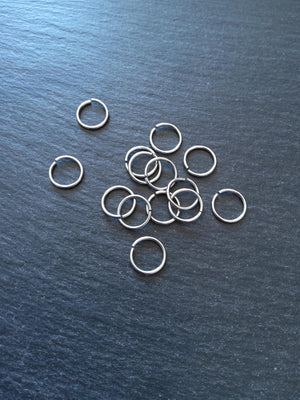 40 or 200 Stainless Steel 12mm Jump Rings Strong 1.2mm (16 gauge) - ContentedCatz