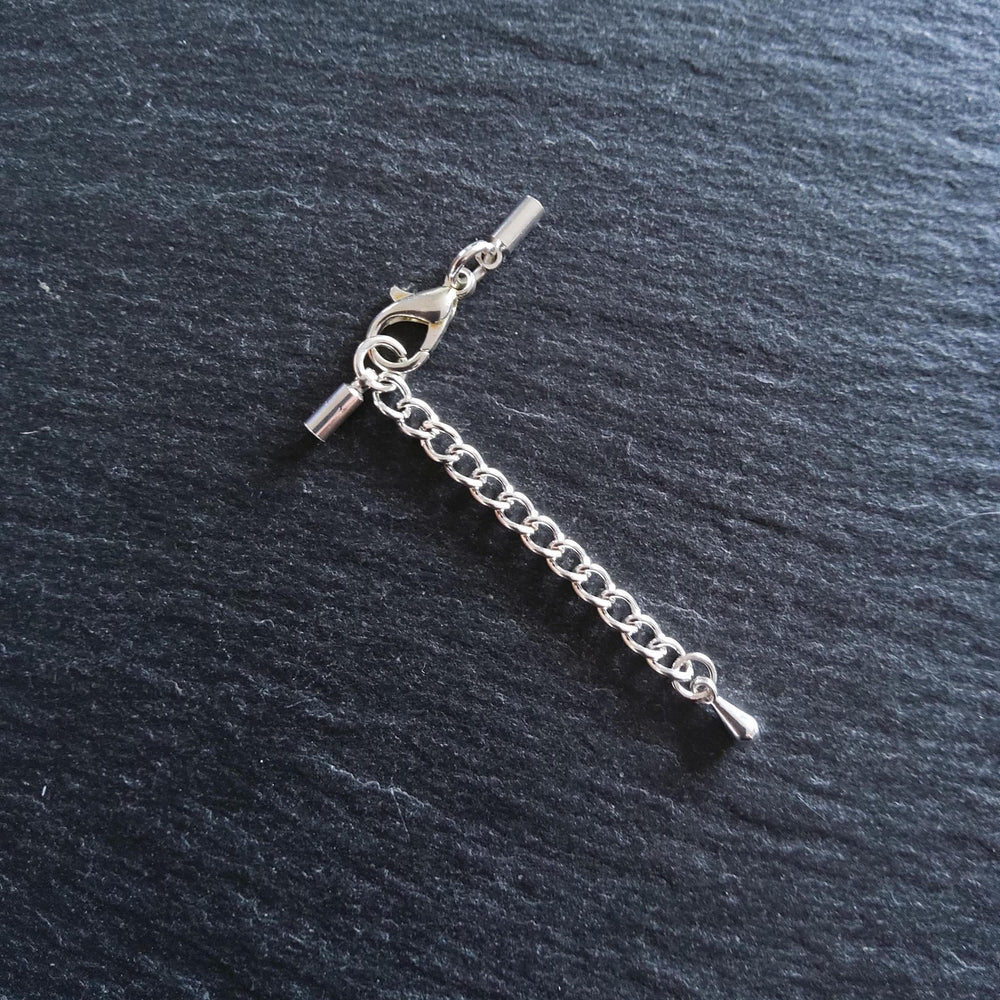 Silver Plated End Cap Sets for 1.5mm Cord (2mm end caps)