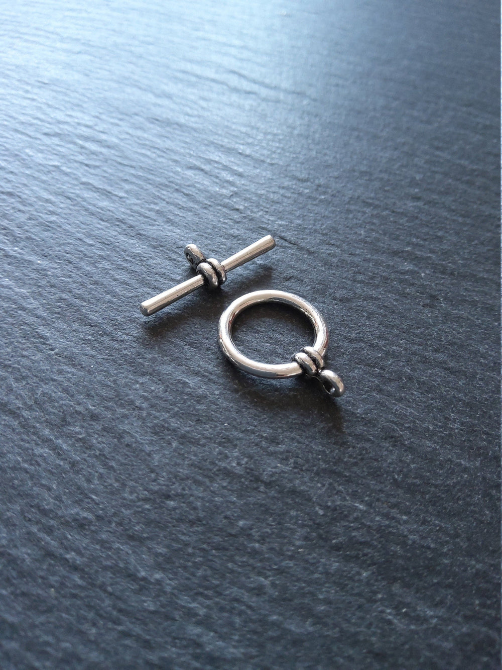 6 or 30 Sets of Antique Silver Tone Metal Alloy Toggle Clasps 21x16mm