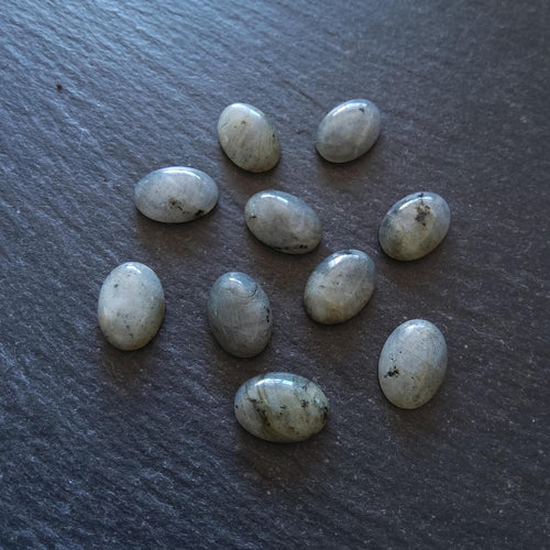 Natural Labradorite Gemstone Oval Cabochons 10x8mm