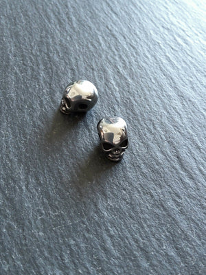 1 or 5 Stainless Steel Skull Beads 11x8x10mm Hole: 2.5mm