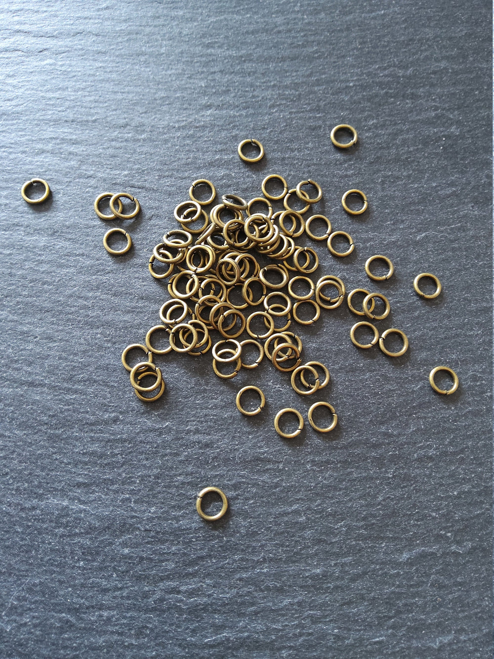 200 or 1000 Antique Bronze 6mm Diameter 1mm Strong Jump Rings 18 Gauge