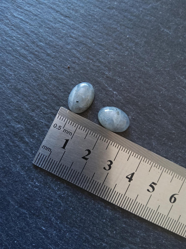 Natural Labradorite Gemstone Oval Cabochons 10x8mm