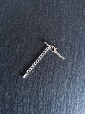 Silver Plated End Cap Sets for 1.5mm Cord (2mm end caps)